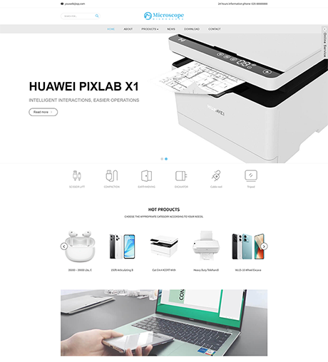 响应式电子产品外贸企业