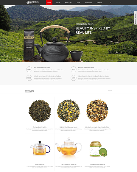 响应式茶叶茶具外贸企业